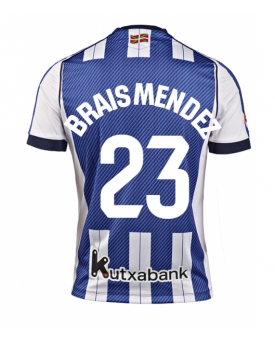 Billige Fotballdrakt Real Sociedad Brais Mendez #23 Replika Hjemmedrakt 2025-26 Kortermet Billige Fotballdrakt Real Sociedad Brais Mendez #23 Replika Hjemmedrakt 2025-26 Kortermet